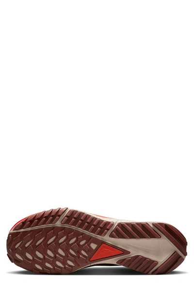 Shop Nike React Pegasus Trail 4 Gore-tex® Waterproof Running Shoe In Diffused Taupe/ Red/ Dark Pony