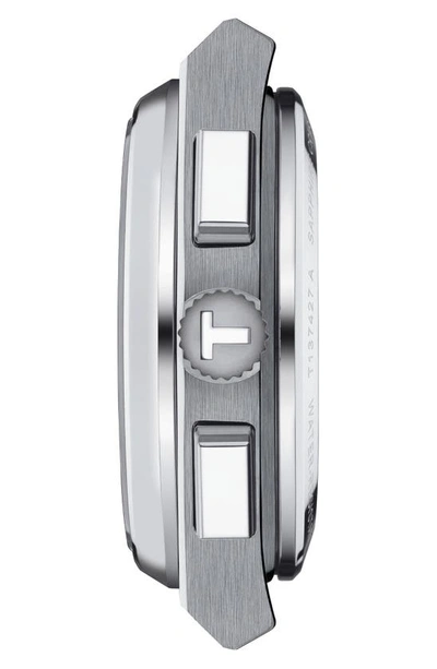 Tissot Men's Swiss Automatic Chronograph Prx Stainless Steel Bracelet Watch 42mm In Grey