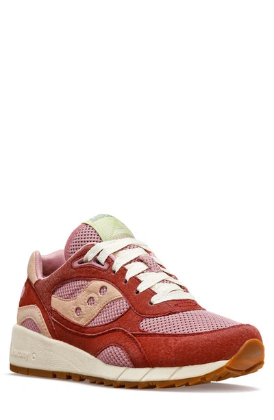 Shop Saucony Shadow 6000 Mushroom Pack Sneaker In Burgundy