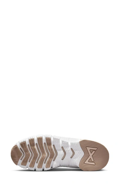 Nike Women's Free Metcon 5 Workout Shoes In Pink/ White/ Taupe