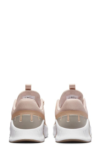 Nike Women's Free Metcon 5 Workout Shoes In Pink/ White/ Taupe