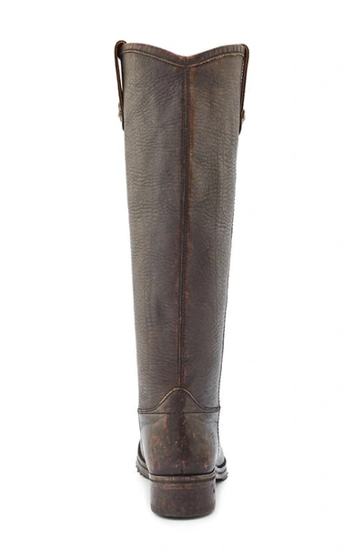Shop Frye Melissa Double Sole Knee High Boot In Black - Toga Leather