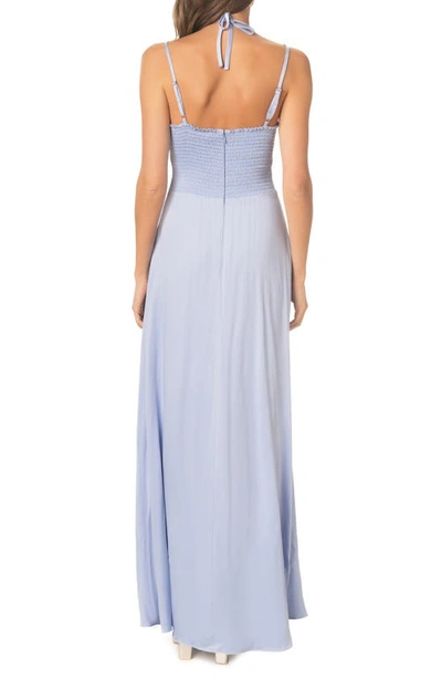 Shop Dress The Population Mia A-line Maxi Dress In Sky