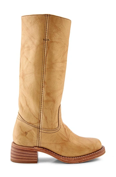 Shop Frye Campus Knee High Boot In Banana - Montana Leather
