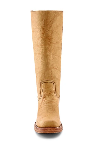 Frye Campus 14l Mid Calf Boot In Banana - Montana Leather