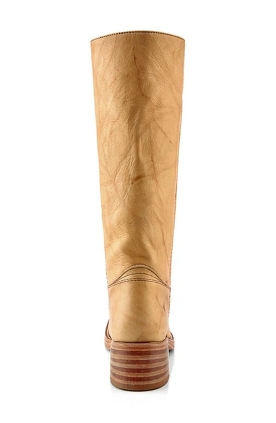 Frye Campus 14l Mid Calf Boot In Banana - Montana Leather