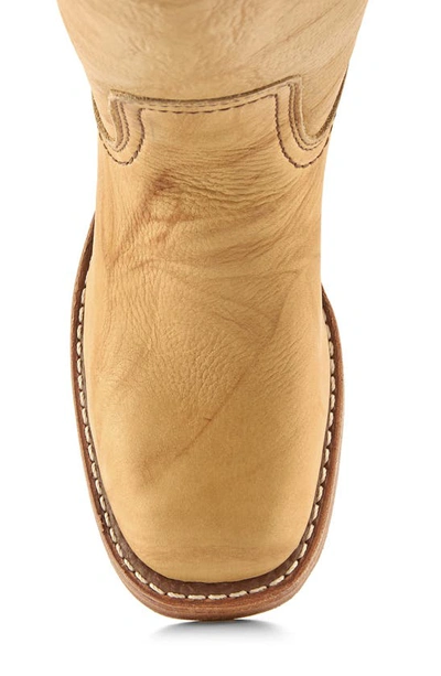 Frye Campus 14l Mid Calf Boot In Banana - Montana Leather