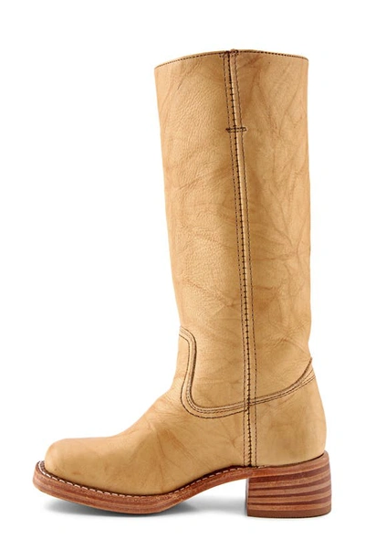 Shop Frye Campus Knee High Boot In Banana - Montana Leather