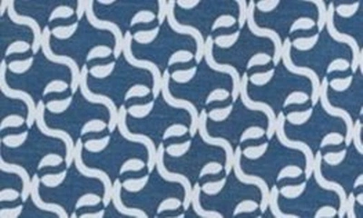 Fair Harbor The Bungalow Swim Trunks 5 Rolling Waves In Navy Geo