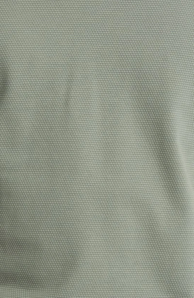 Hugo Boss Tiburt Regular Fit Textured Short Sleeve Tee In Open Green