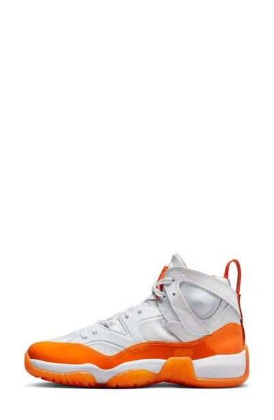 Shop Nike Jumpman Two Trey Basketball Sneaker In White/ Starfish/ Black