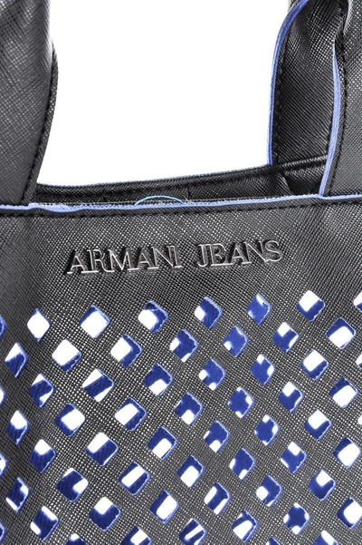 Shop Armani Jeans Aj Bag In Black