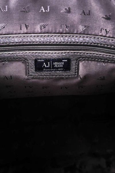 Shop Armani Jeans Aj Bag In Grey
