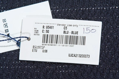 Shop Armani Jeans Aj Scarf Scarves Foulard In Blue