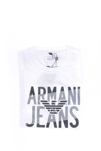 Shop Armani Jeans Aj Armani Jeans Topwear In White