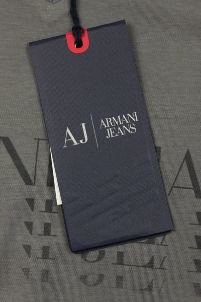Shop Armani Jeans Aj Topwear In Grey
