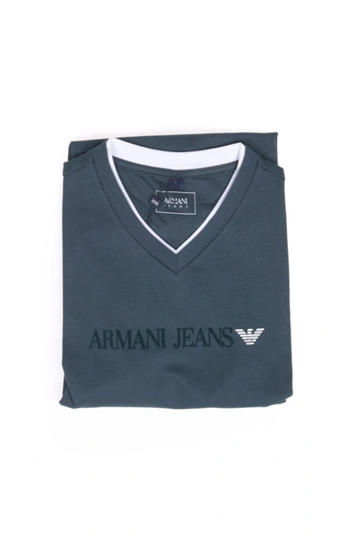 Shop Armani Jeans Aj Topwear In Green