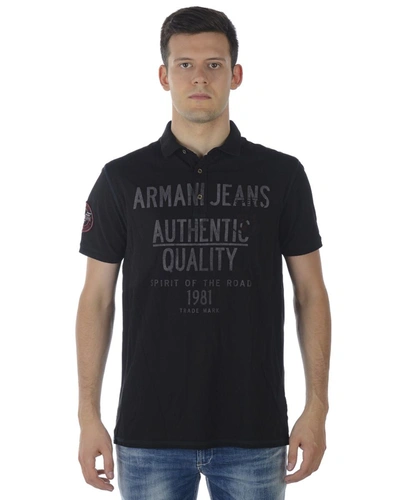 Shop Armani Jeans Aj Topwear In Black