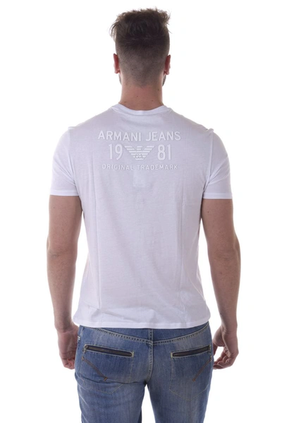 Shop Armani Jeans Aj Topwear In White
