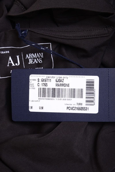 Shop Armani Jeans Aj Armani Jeans Topwear In Brown