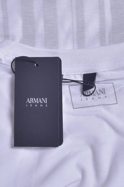 Shop Armani Jeans Aj Armani Jeans Topwear In White