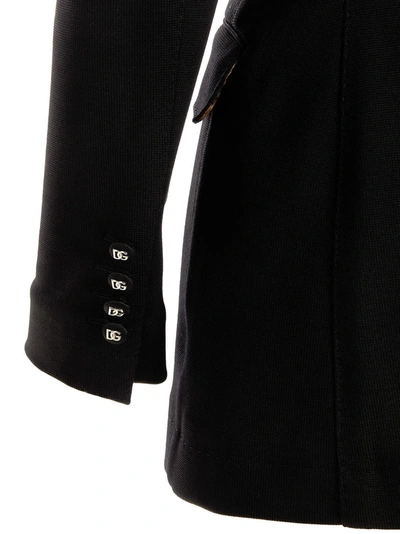 Shop Dolce & Gabbana Milan Point Blazer Jacket Jackets Black