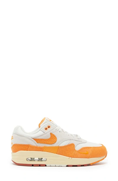Shop Nike Air Max 1 Sneaker In Light Bone/ Magma Orange/ Grey