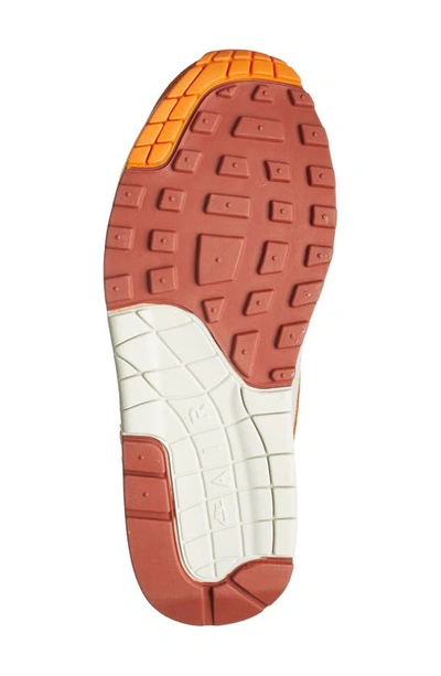 Shop Nike Air Max 1 Sneaker In Light Bone/ Magma Orange/ Grey