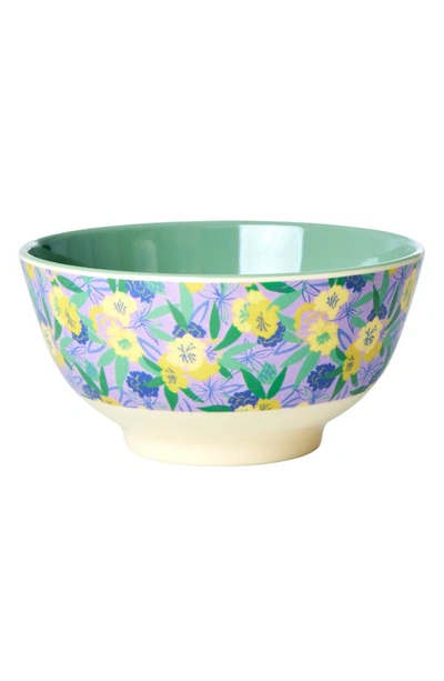 Shop Rice Set Of Four Melamine Bowls In Fancy Pansy