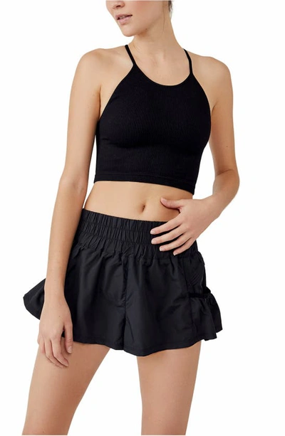 Shop Fp Movement Free People  Get Your Flirt On Shorts In Black