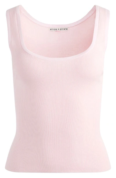 ALICE AND OLIVIA AMBERLY DEEP SCOOP TANK 