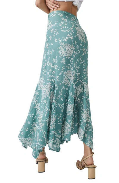 Shop Free People Backseat Glamour Maxi Skirt In Jaded Combo