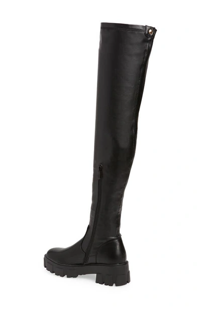 Shop Azalea Wang Eureva Faux Leather Boot In Black