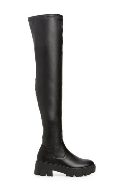 Shop Azalea Wang Eureva Faux Leather Boot In Black