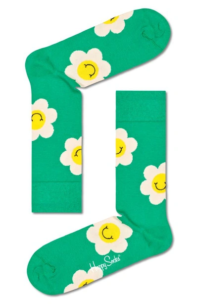 Shop Happy Socks I Flower U Assorted 3-pack Cotton Blend Crew Socks Gift Box In Red