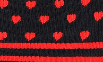 Shop Happy Socks I Heart You Assorted 2-pack Cotton Blend Crew Socks Gift Box In Black