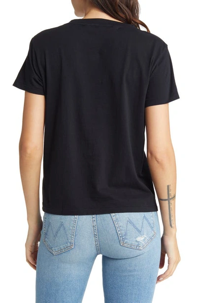 Mother The Lil Goodie Goodie Tee Shirt In Black