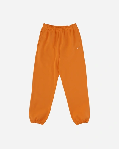 Shop Nike Wmns Solo Swoosh Sweatpants Vivid Orange In Multicolor