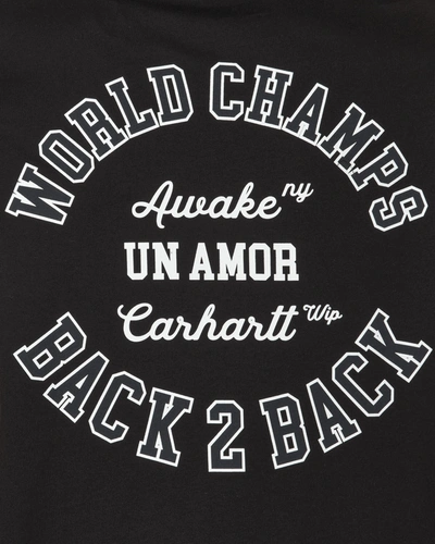 Shop Awake Ny Carhartt Wip Pocket T-shirt In Black