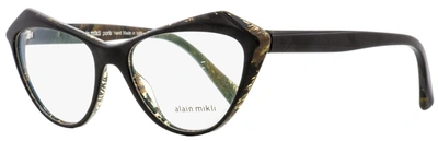 Shop Alain Mikli Women's Eyeglasses A03089 Lumette 004 Black/brown 55mm