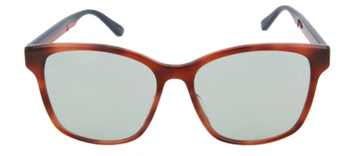 Shop Gucci Gg0417sk-30005984005 Square/rectangle Sunglasses In White
