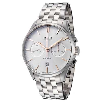 Shop Mido Men's Belluna Ii 42mm Automatic Watch In Silver