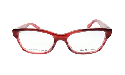 Shop Marc By Marc Jacobs Mmj 617 Kvn Round Eyeglasses In Red