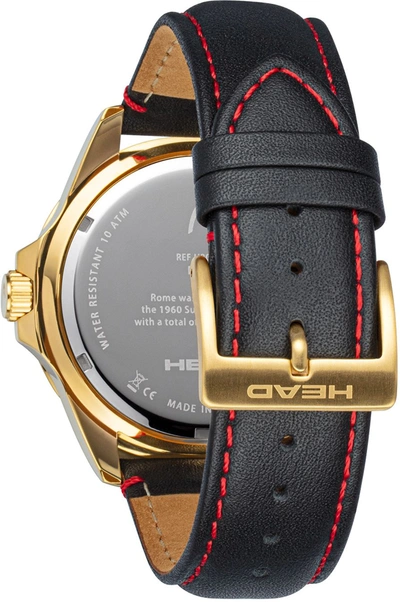 Shop Head Men's Rome 44mm Quartz Watch In Gold