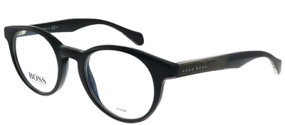 Shop Hugo Boss Boss Boss 0913 Oval Eyeglasses In White