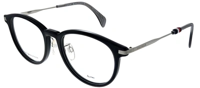 Shop Tommy Hilfiger Th 1567 Oval Eyeglasses In White