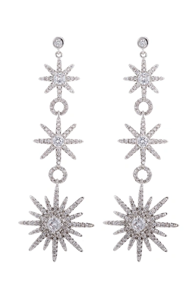 Shop Eye Candy La Setara Earrings In Silver