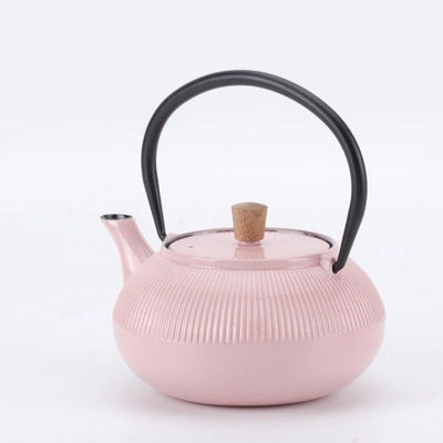 Minimal Enameled Cast Iron Teapot - Classic In Multi