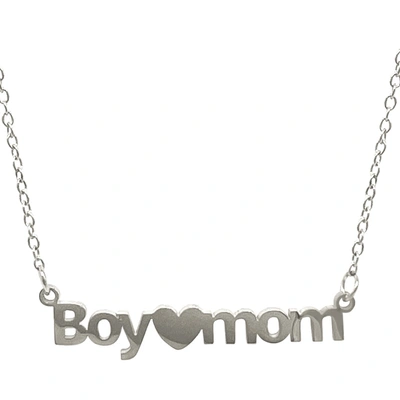 Shop Adornia Boy Mom Heart Necklace Silver