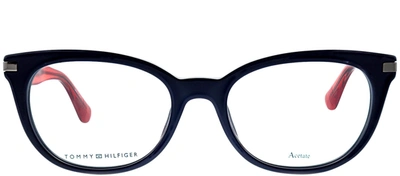 Shop Tommy Hilfiger Th 1519 Cat-eye Eyeglasses In Blue